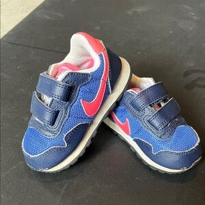 Nike Kids Navy and Pink Sneakers